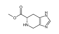 methyl (6S)-4,5,6,7-tetrahydro-1H-imidazo<4,5-c>pyridine-6-carboxylate结构式