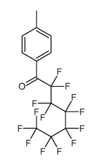 2,2,3,3,4,4,5,5,6,6,7,7,7-tridecafluoro-1-(4-methylphenyl)heptan-1-one Structure