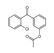 3-ACETOXY-2'-CHLOROBENZOPHENONE Structure