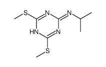 4,6-bis(methylsulfanyl)-N-propan-2-yl-1,3,5-triazin-2-amine picture