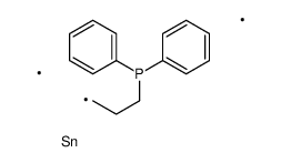 3-dimethylstannylpropyl(diphenyl)phosphane Structure