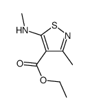 4-Isothiazolecarboxylicacid,3-methyl-5-(methylamino)-,ethylester(7CI,9CI) picture