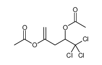 1-Pentene-2,4-diol, 5,5,5-trichloro-, 2,4-diacetate Structure