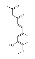 6-(3-hydroxy-4-methoxyphenyl)hex-5-ene-2,4-dione Structure