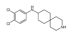 N-(3,4-dichlorophenyl)-3-azaspiro[5.5]undecan-9-amine Structure