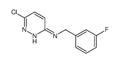 6-chloro-N-[(3-fluorophenyl)methyl]pyridazin-3-amine Structure