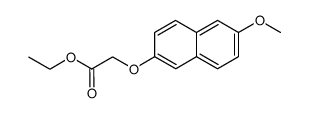 (methoxy-6 naphtyl-2 oxy) acetate d'ethyle结构式