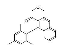 5-(2,4,6-trimethylphenyl)-1H-benzo[g]isochromen-4-one结构式