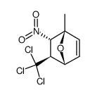 1-methyl-6-nitro-5-(trichloromethyl)-7-oxabicyclo[2.2.1]hept-2-ene结构式