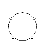 12-methylidene-1,4,7,10-tetraoxacyclotridecane结构式