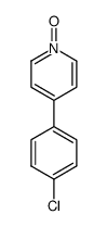 4-(4-chlorophenyl)pyridine 1-oxide Structure