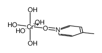 (H2O)5 chromium(III)(4-Me-pyridine-N-oxide) Structure