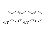 4-[(2-aminophenyl)methyl]-2-ethyl-6-methylaniline结构式