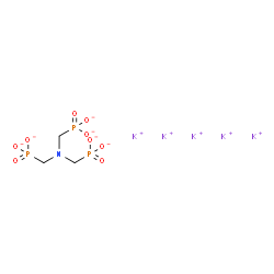 pentapotassium hydrogen [nitrilotris(methylene)]trisphosphonate Structure