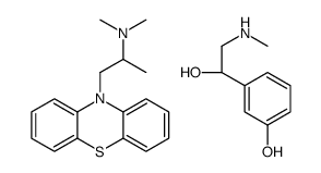 N,N-dimethyl-1-phenothiazin-10-ylpropan-2-amine,3-[(1R)-1-hydroxy-2-(methylamino)ethyl]phenol Structure