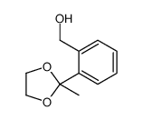 [2-(2-methyl-1,3-dioxolan-2-yl)phenyl]methanol Structure