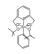 [2,6-bis(tert-butoxymethyl)phenyl](dichlorophenyl)tin Structure