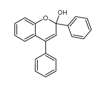 2,4-diphenyl-2H-chromen-2-ol Structure