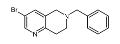 6-Benzyl-3-bromo-5,6,7,8-tetrahydro-1,6-naphthyridine picture