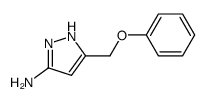 5-(phenoxymethyl)-1H-pyrazol-3-amine结构式