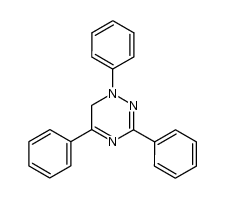 1,3,5-triphenyl-1,6-dihydro-1,2,4-triazine Structure