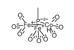 [μ3-PCH3(Fe(CO)3)(Fe(CO)3)(CoH(CO)3)]结构式
