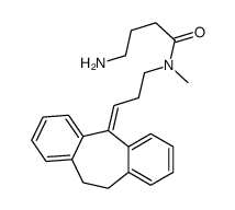 4-amino-N-[3-(5,6-dihydrodibenzo[2,1-b:2',1'-f][7]annulen-11-ylidene)propyl]-N-methylbutanamide Structure