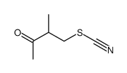 Thiocyanic acid, 2-methyl-3-oxobutyl ester (9CI) Structure