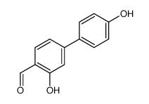 2-hydroxy-4-(4-hydroxyphenyl)benzaldehyde Structure