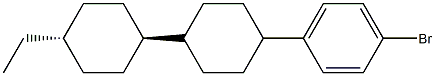 1-broMo-4-[(trans,trans)-4'-ethyl[1,1'-bicyclohexyl]-4-yl]-Benzene Structure