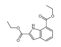 7-Ethoxycarbonylindole-2-carboxylic acid ethyl ester structure