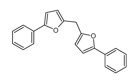 2-phenyl-5-[(5-phenylfuran-2-yl)methyl]furan结构式