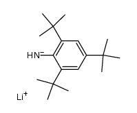 Lithium-(2,4,6-tri-tert-butylphenyl)amid结构式
