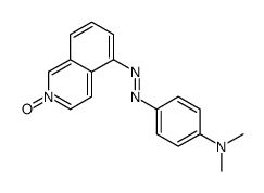 5-[[p-(Dimethylamino)phenyl]azo]isoquinoline 2-oxide Structure