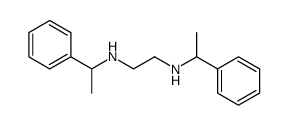 (-)-N,N'-Bis-(α-methylbenzyl)-ethylendiamin结构式