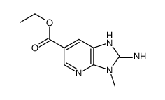 Ethyl 2-amino-3-methyl-3H-imidazo[4,5-b]pyridine-6-carboxylate Structure
