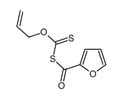O-prop-2-enyl furan-2-carbonylsulfanylmethanethioate结构式