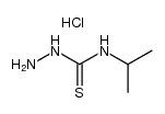 N-isopropylhydrazinecarbothioamide hydrochloride结构式