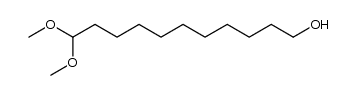 1,1-dimethoxy-11-hydroxyundecane结构式