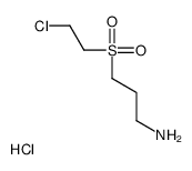 3-(2-chloroethylsulfonyl)propan-1-amine,hydrochloride Structure