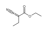 ethyl α-diazobutanoate结构式