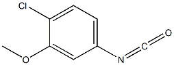 4-Chloro-3-Methoxyphenylisocyanate结构式