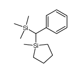 1-methyl-1-(phenyl(trimethylsilyl)methyl)silolane Structure