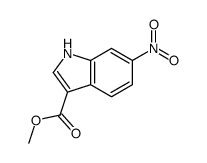 Methyl6-nitroindole-3-carboxylate Structure