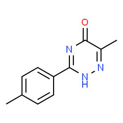 6-METHYL-3-(4-METHYLPHENYL)-1,2,4-TRIAZIN-5-OL结构式