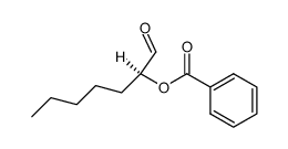 (-)(2S)(benzoyloxy)heptanal结构式