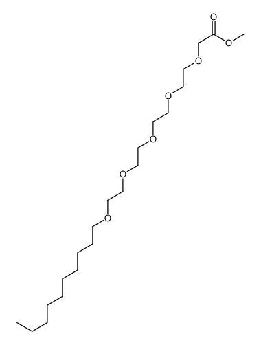 methyl 2-[2-[2-[2-(2-decoxyethoxy)ethoxy]ethoxy]ethoxy]acetate Structure