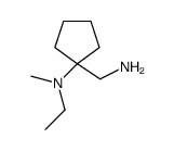 1-(aminomethyl)-N-ethyl-N-methylcyclopentanamine(SALTDATA: 2.05HCl 0.65H2O)结构式