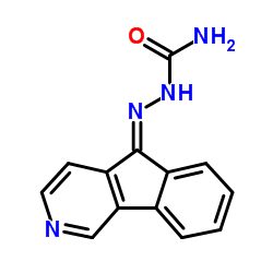 (indeno[1,2-c]pyridin-5-ylideneamino)urea Structure