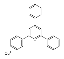 copper(1+),1,3,5-triphenylbenzene-6-ide结构式